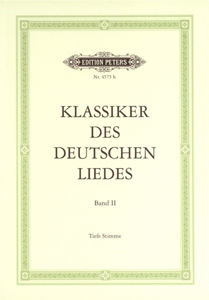 EDITION PETERS CLASSICS OF THE GERMAN LIED - VOICE AND PIANO (PAR 10 MINIMUM)