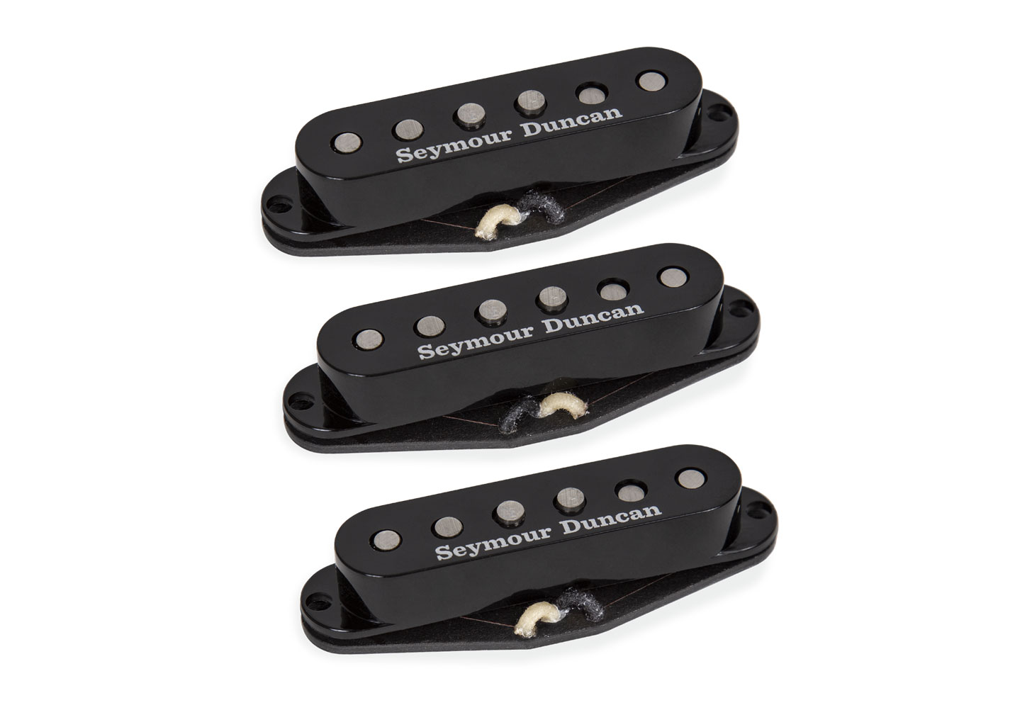 SEYMOUR DUNCAN SCOOPED STRATOCASTER KIT CAPOTS NOIRS