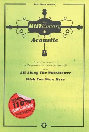 FABER MUSIC RIFFTIONARY ACOUSTIC - GUITAR TAB