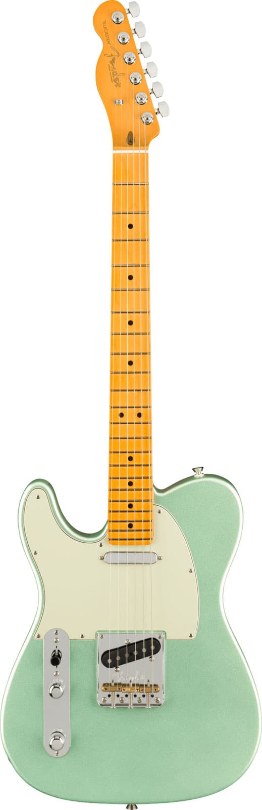 FENDER AMERICAN PROFESSIONAL II TELECASTER LH MN, MYSTIC SURF GREEN