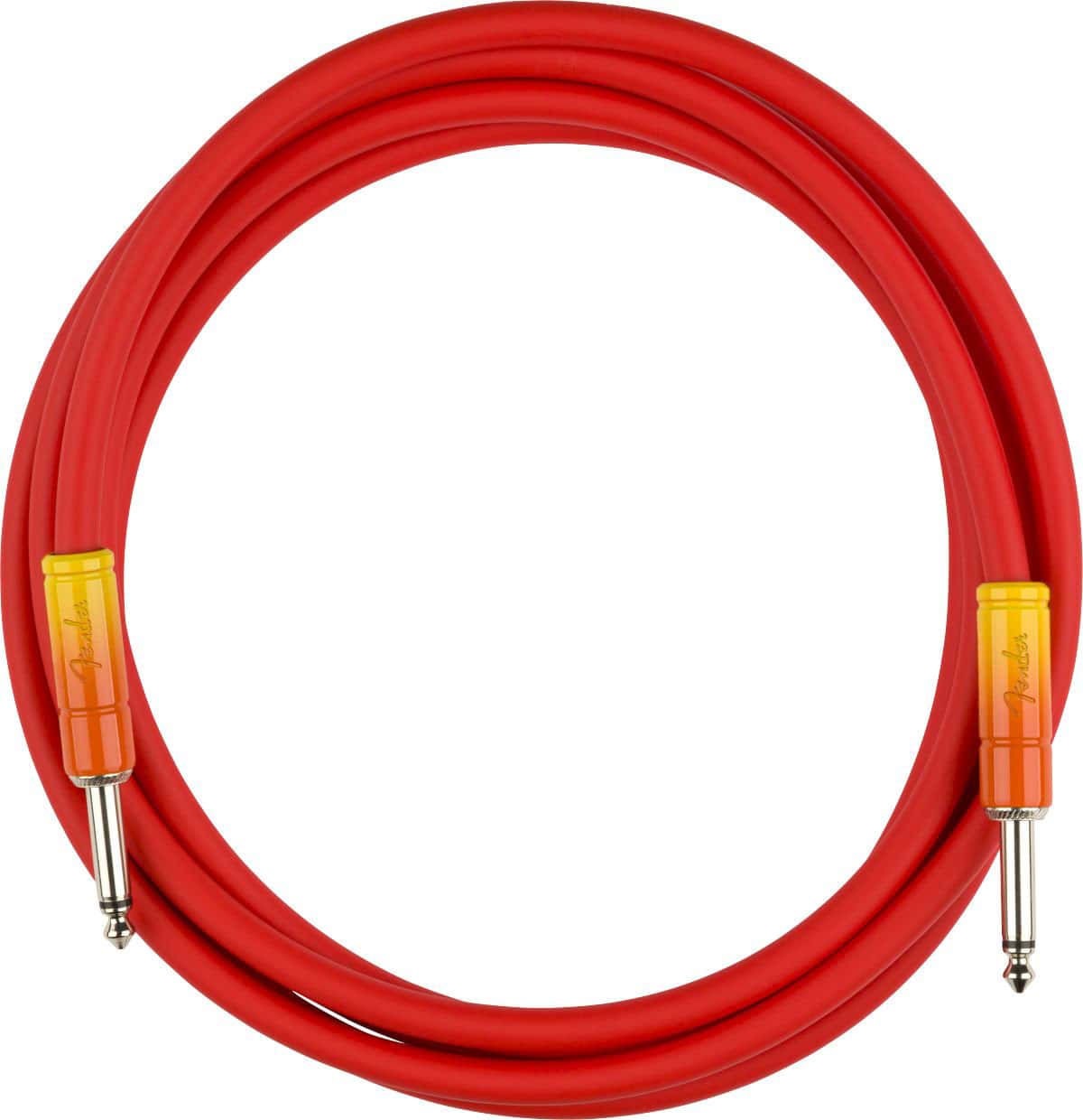 FENDER 10' OMBRE CABLE TEQUILA SUNRISE