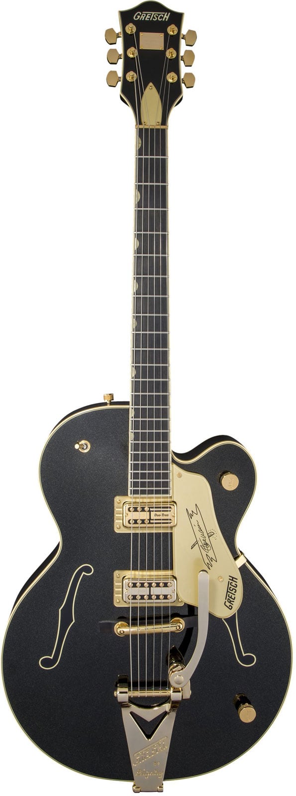 GRETSCH GUITARS G6120T-SW STEVE WARINER SIGNATURE NASHVILLE GENTLEMAN WITH BIGSBY EBO, MAGIC BLACK