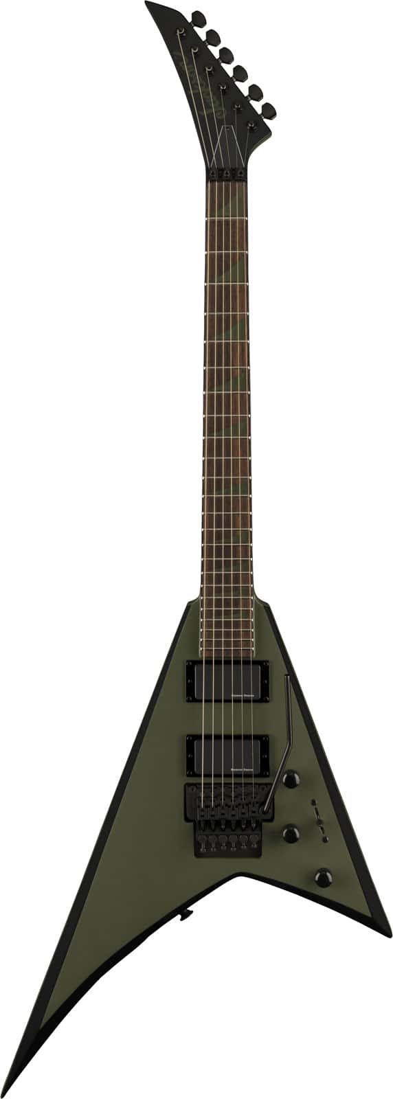 JACKSON GUITARS X SERIES RHOADS RRX24 IL MATTE ARMY DRAB WITH BLACK BEVELS