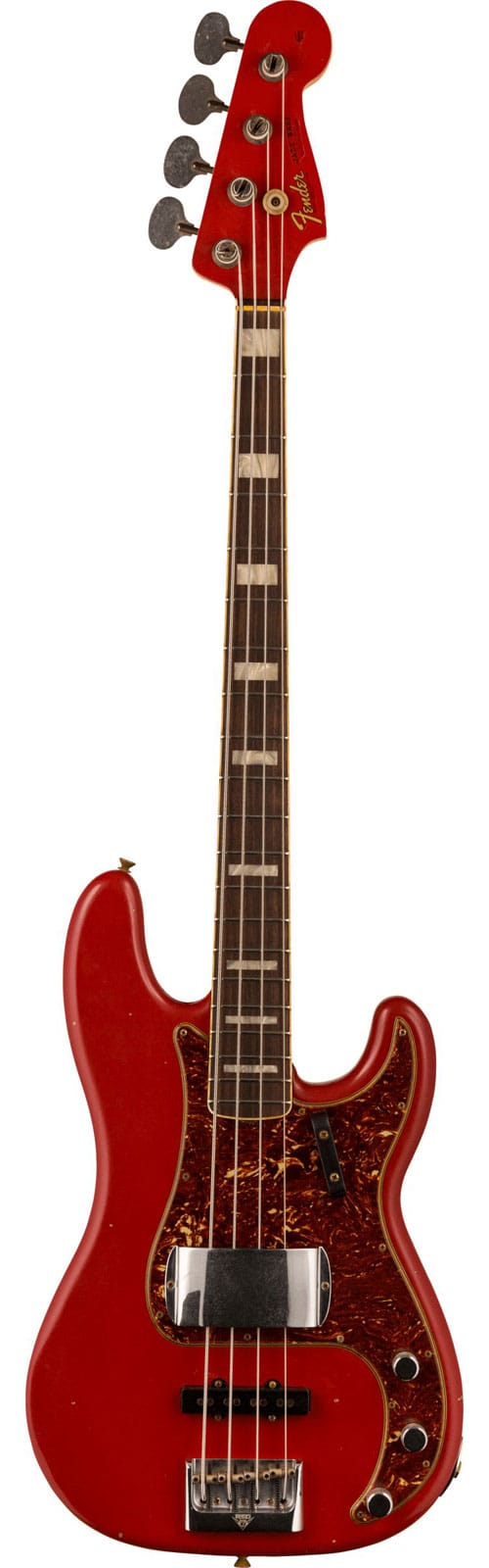 FENDER CUSTOM SHOP LTD P BASS SPECIAL JOURNEYMAN RELIC RW AGED DAKOTA RED