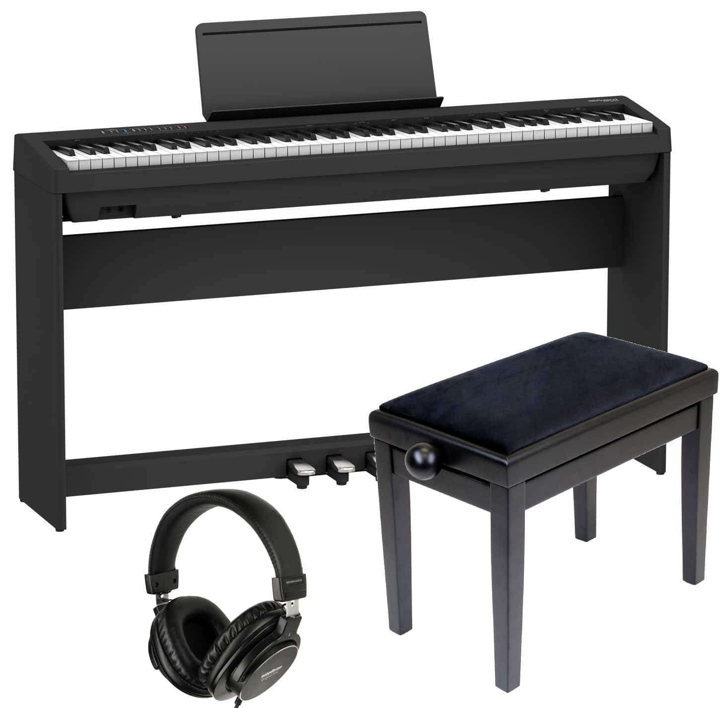 ROLAND FP30X MEUBLE NOIR PACK DELUXE