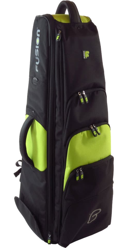 FUSION BAGS HOUSSE TROMBONE BASSE 10'5 NOIRE/VERT LIME PB-16-L