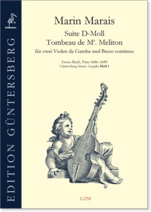 GUNTERSBERG MARAIS M. - SUITE G MAJOR - VIOLE DE GAMBE