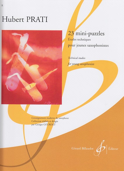 BILLAUDOT PRATI HUBERT - 23 MINI-PUZZLES (ETUDES) - SAXOPHONE