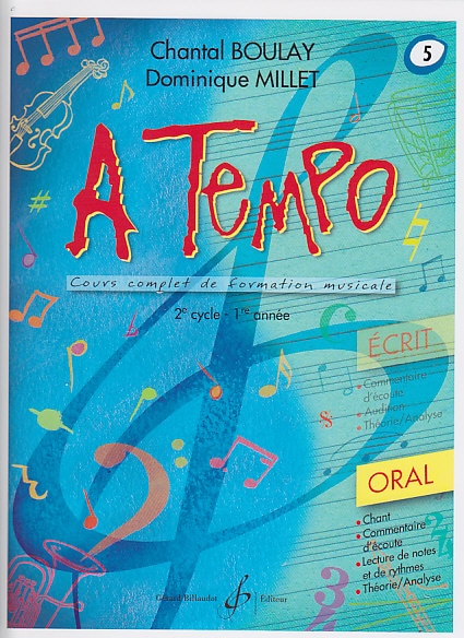 BILLAUDOT BOULAY / MILLET - A TEMPO VOL.5 ORAL