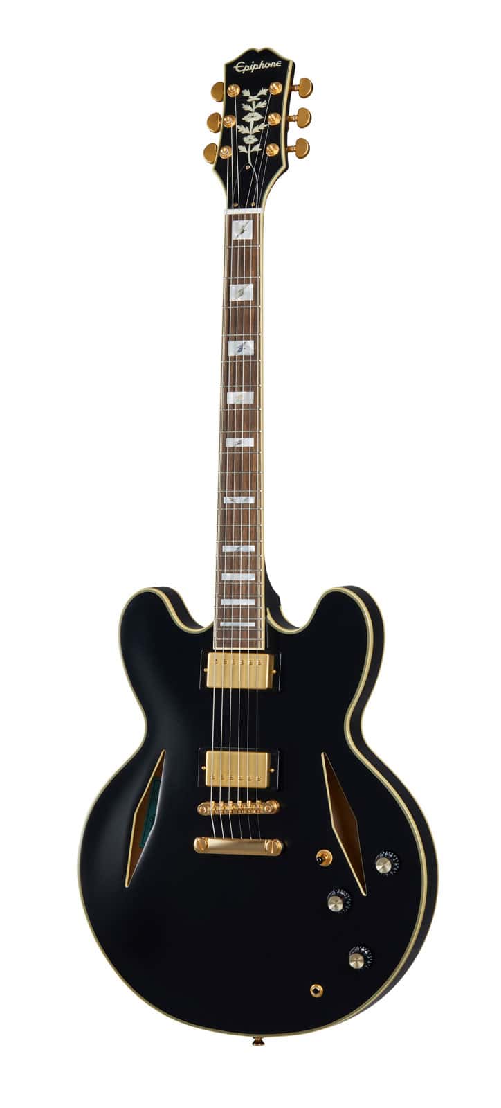 EPIPHONE SHERATON ARTIST EMILY WOLFE STEALTH BLACK AGED GLOSS MC IBG