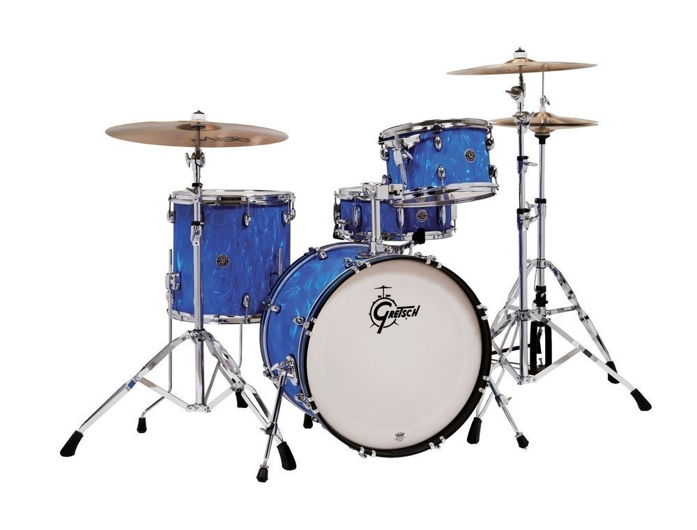 GRETSCH DRUMS CATALINA CLUB FUSION 20 BLUE SATIN FLAME 