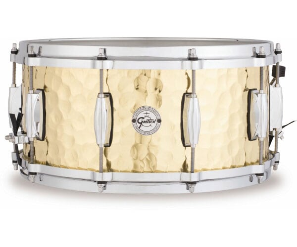 GRETSCH DRUMS SILVER SERIES 14X6.5 HAMMERED BRASS (LAITON MARTELE)