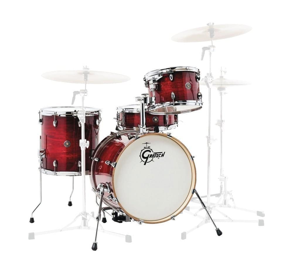 GRETSCH DRUMS CATALINA CLUB JAZETTE 18 GLOSS CRIMSON BURST