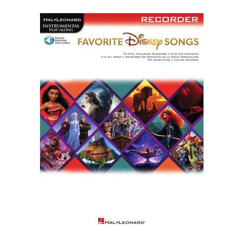 HAL LEONARD FAVORITE DISNEY SONGS - FLUTE A BEC