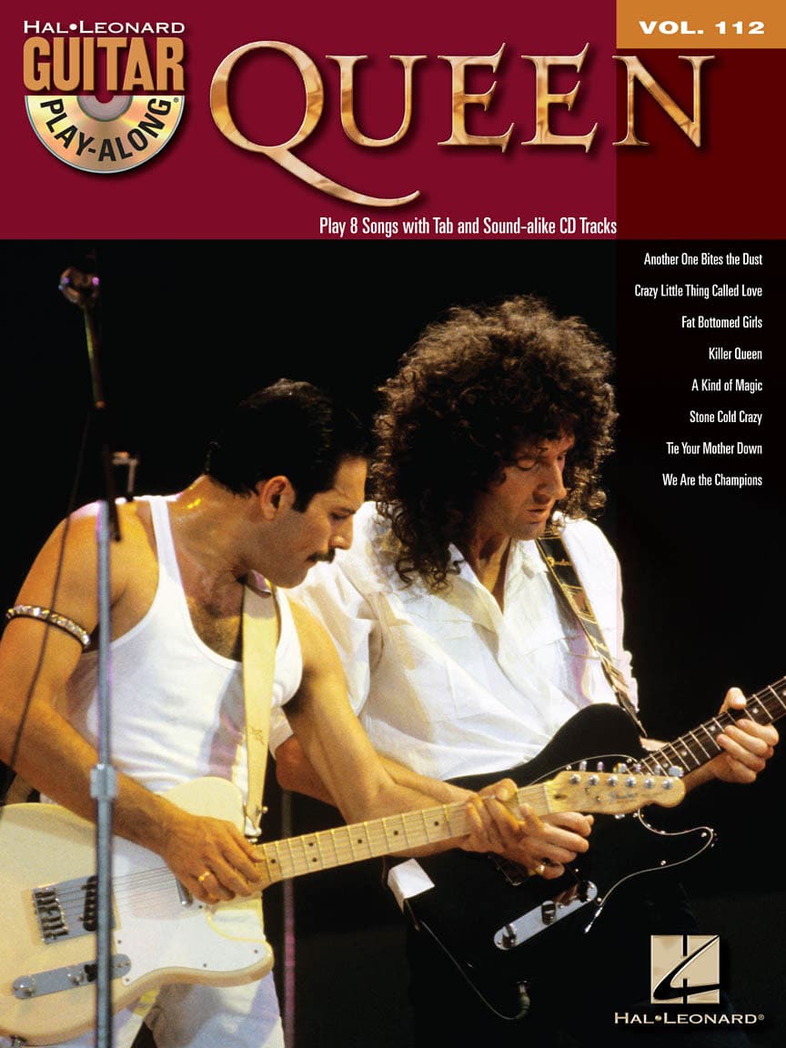 HAL LEONARD GUITAR PLAY ALONG VOL.112 QUEEN TAB + AUDIO EN LIGNE