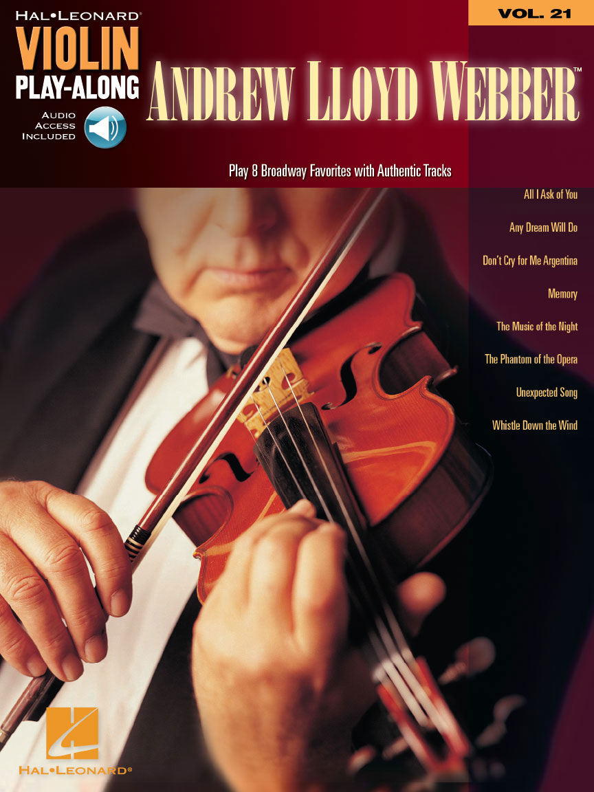 HAL LEONARD VIOLIN PLAY ALONG VOLUME 21 - LLOYD WEBBER ANDREW + AUDIO EN LIGNE - VIOLIN