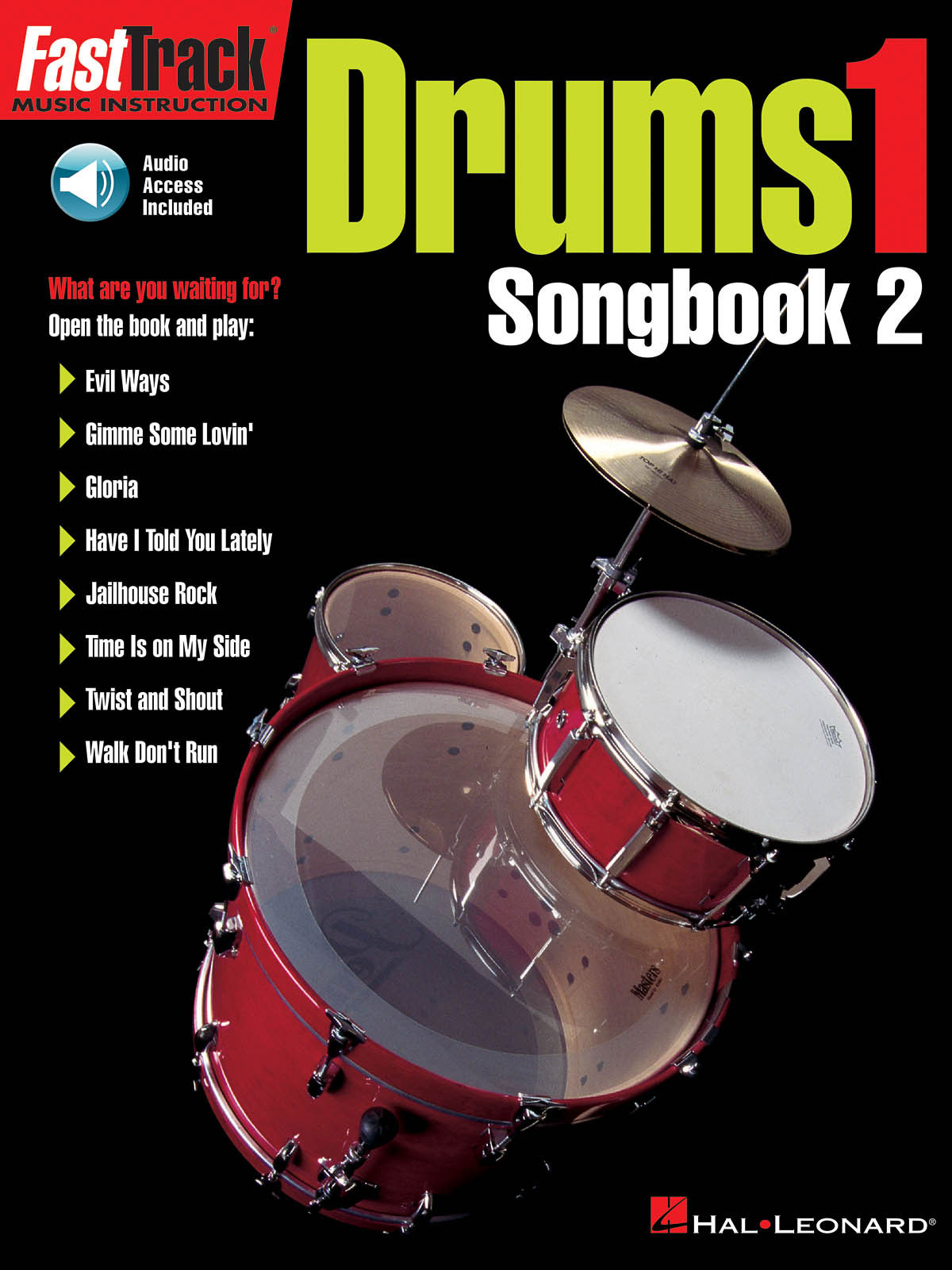 HAL LEONARD FAST TRACK DRUMS ONE SONGBOOK TWO + MP3 - DRUMS