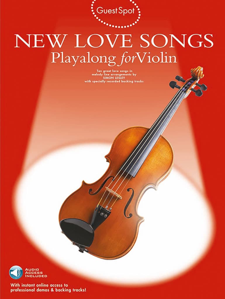 WISE PUBLICATIONS GUEST SPOT - NEW LOVE SONGS PLAYALONG FOR + AUDIO EN LIGNE - VIOLON 