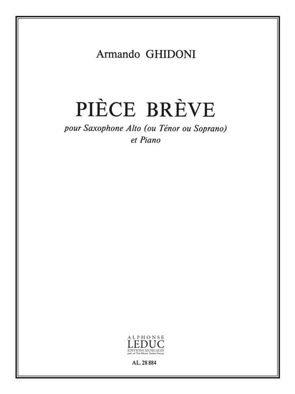 LEDUC GHIDONI ARMANDO - GHIDONI - PIECE BREVE
