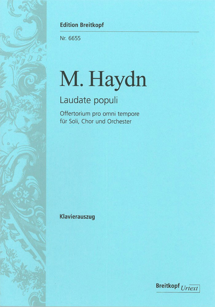 EDITION BREITKOPF HAYDN M. - LAUDATE POPULI (OFFERTORIUM) - SOPRANO, PIANO
