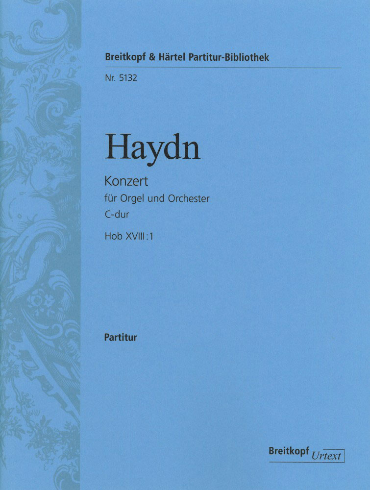 EDITION BREITKOPF HAYDN J. - ORGELKONZERT C-DUR HOB XVIII:1 - CONDUCTEUR