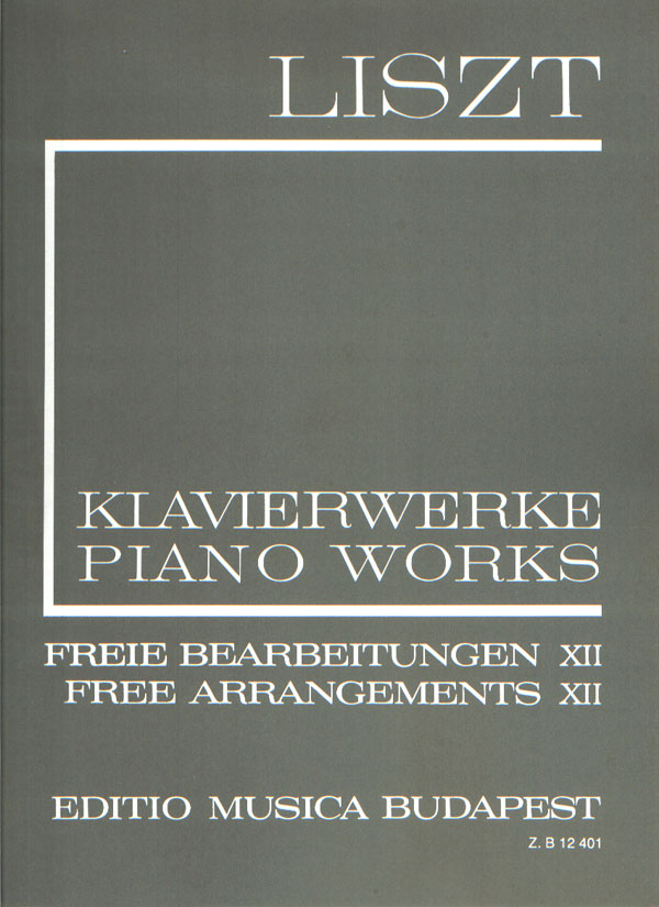 EMB (EDITIO MUSICA BUDAPEST) LISZT F. - FREE ARRANGEMENTS VOL 12 - PIANO