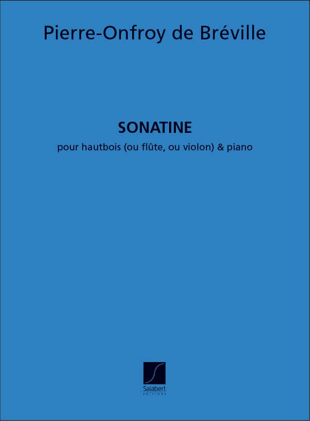 SALABERT DE BREVILLE P. - SONATINE - VIOLON ET PIANO