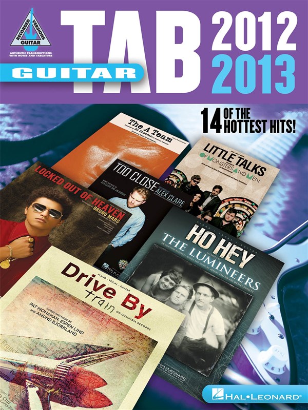 HAL LEONARD GUITAR TAB 2012-2013 SONGBOOK GUITAR RECORDED VERSION - GUITAR