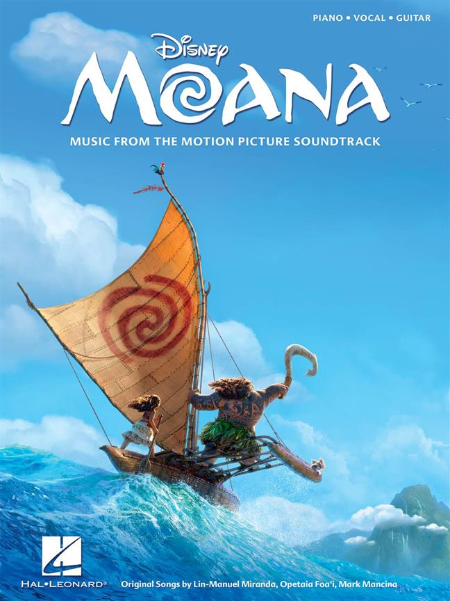 HAL LEONARD DISNEY - VAIANA - MOANA - PVG 