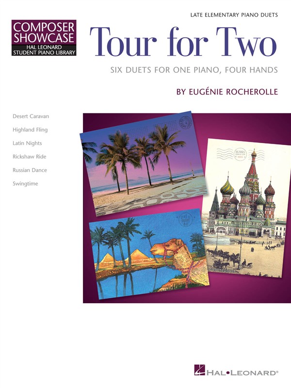 HAL LEONARD HAL LEONARD STUDENT PIANO LIBRARY - TOUR FOR TWO PIANO - PIANO DUET
