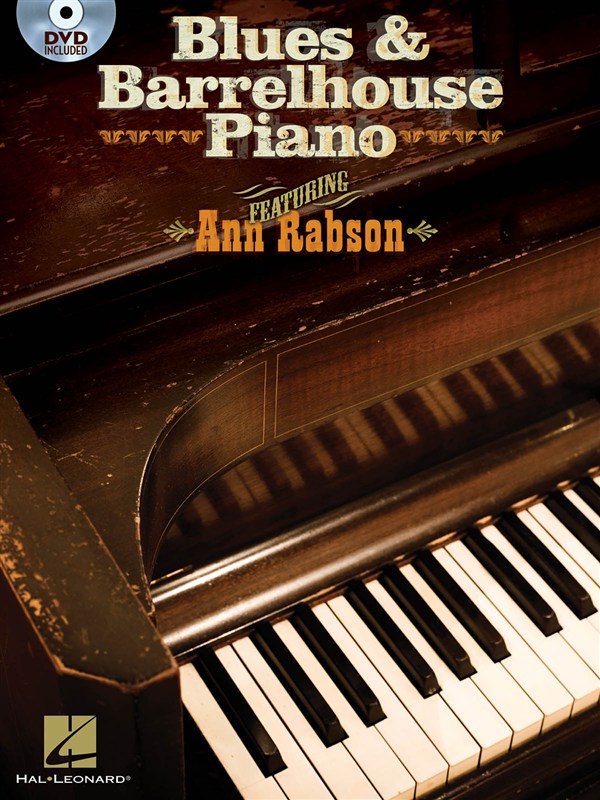 HAL LEONARD RABSON ANN BLUES AND BARRELHOUSE PIANO PF + DVD - PIANO SOLO