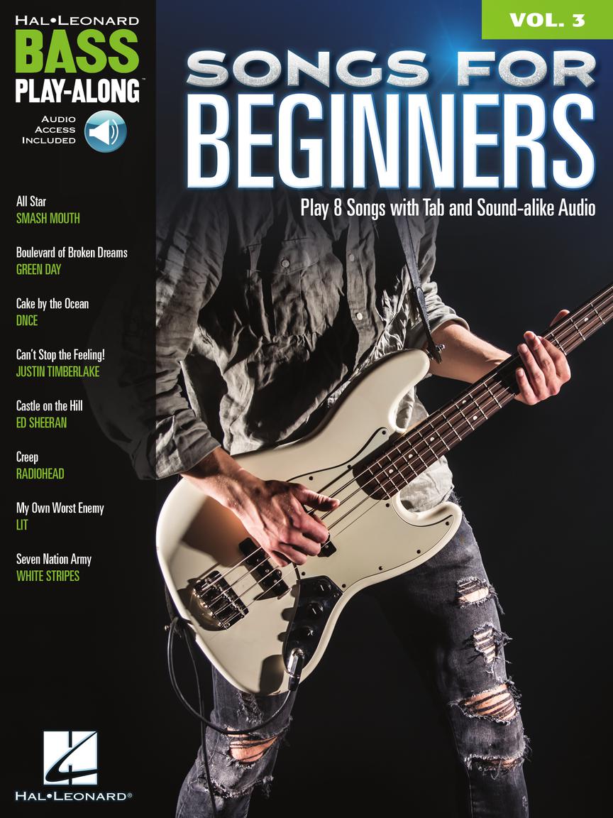 HAL LEONARD SONGS FOR BEGINNERS HAL LEONARD BASS PLAY-ALONG VOL.3