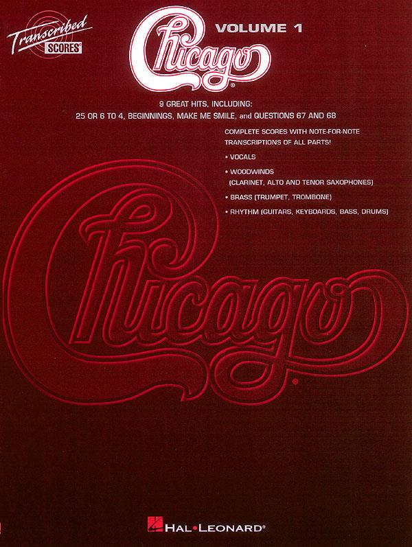 HAL LEONARD CHICAGO - TRANSCRIBED SCORES VOL.1