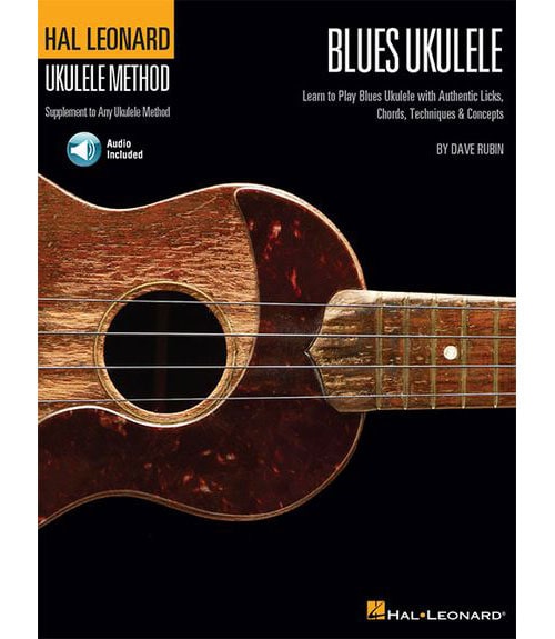 HAL LEONARD HAL LEONARD UKULELE METHOD BLUES UKULELE LICKS CHORDS TECHNIQUES + MP3 - UKULELE