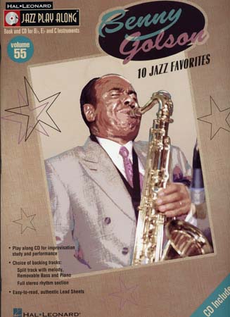 HAL LEONARD GOLSON BENNY - JAZZ PLAY ALONG VOL.55 + CD - Bb, Eb, C INSTRUMENTS