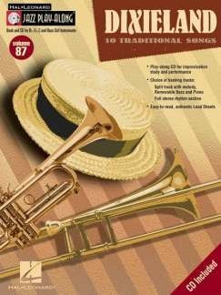 HAL LEONARD JAZZ PLAY ALONG VOLUME 87 DIXIELAND ALL INST + CD - B FLAT INSTRUMENTS