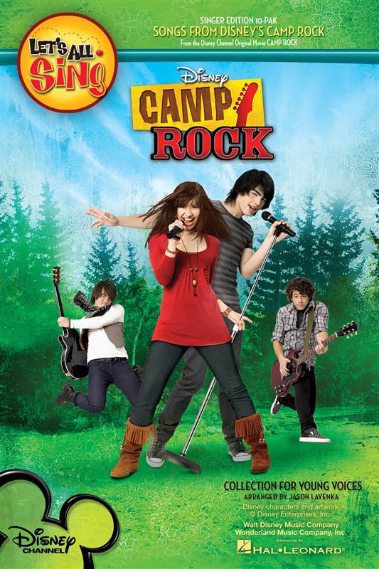 HAL LEONARD LET'S ALL SING SONGS FROM DISNEY'S CAMP ROCK COLLECTION FOR YOUNG VOICE - VOICE