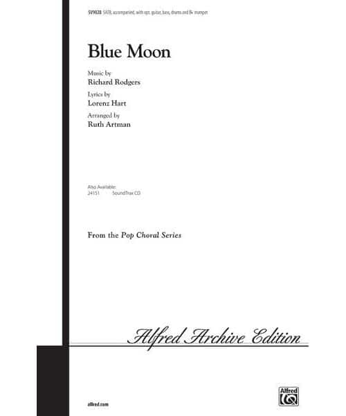 ALFRED PUBLISHING BLUE MOON - SATB