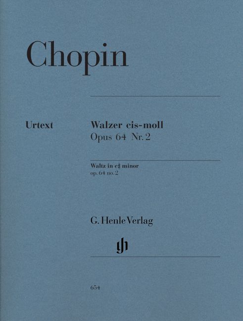 HENLE VERLAG CHOPIN F. - WALTZ C SHARP MINOR OP. 64,2