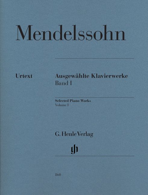 HENLE VERLAG MENDELSSOHN B F. - OEUVRES POUR PIANO VOL.1