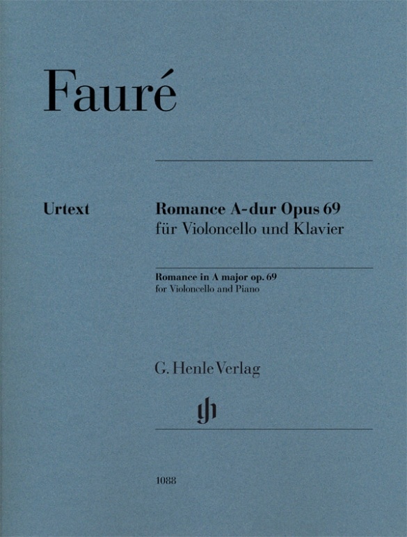 HENLE VERLAG FAURE G. - ROMANCE A-DUR OP.69 - VIOLONCELLE & PIANO