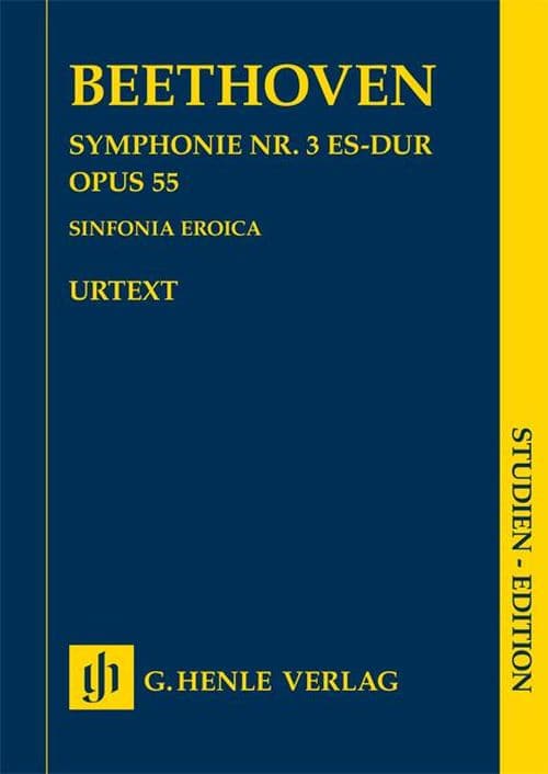 HENLE VERLAG BEETHOVEN L.V. - SYMPHONIE N3 ”EROICA” - SCORE