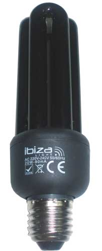 IBIZA SOUND 25W 3U-E27 UV ENERGY SAVING BULB