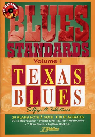 JJREBILLARD REBILLARD - BLUES STANDARDS VOL.1 TEXAS BLUES + CD - GUITARE