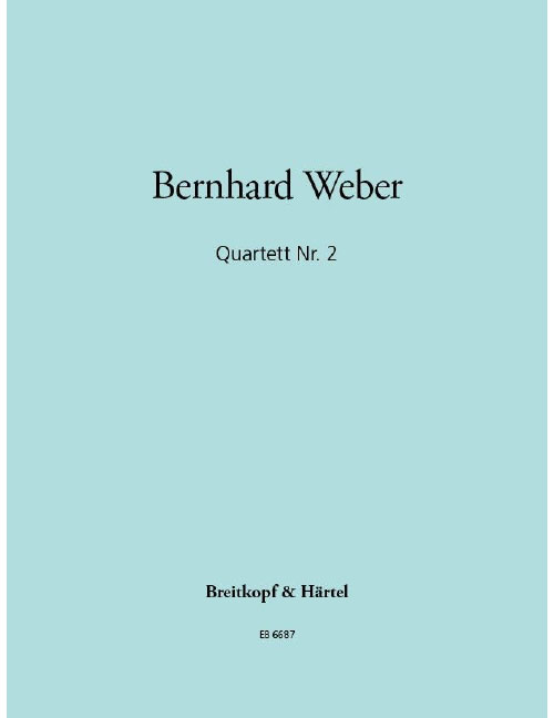 EDITION BREITKOPF WEBER - QUARTETT NR. 2
