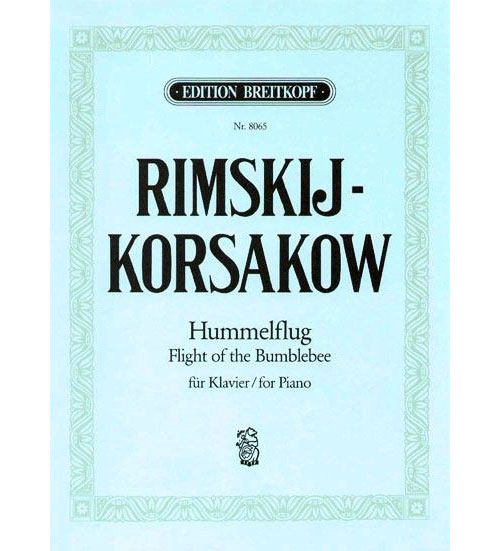 EDITION BREITKOPF RIMSKY-KORSAKOV - FLIGHT OF THE BUMBLEBEE - ARRANGEMENTS - PIANO