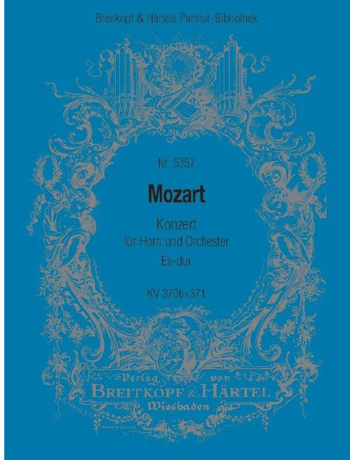 EDITION BREITKOPF MOZART - HORN CONCERTO IN EB MAJOR K. 370B + K. 371 KV 370B + KV 371