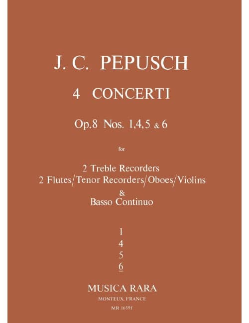 EDITION BREITKOPF CONCERTI OP. 8