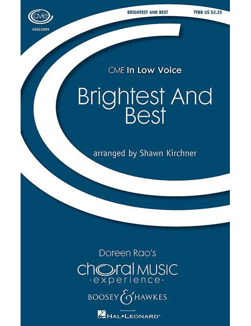 BOOSEY & HAWKES BRIGHTEST AND BEST - MEN'S CHOEUR (TTBB) ET PIANO