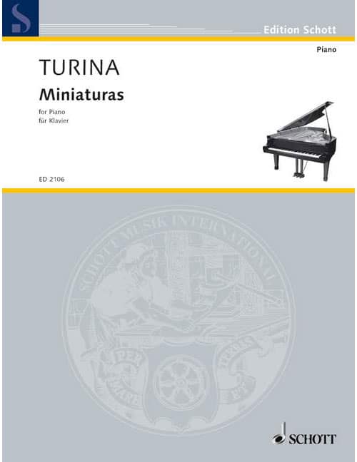 SCHOTT TURINA - MINIATURES - PIANO